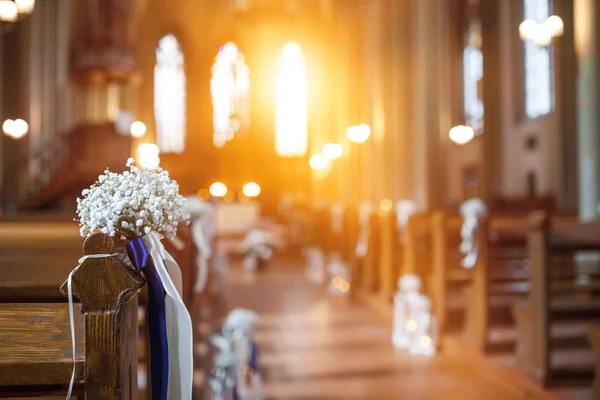 church decorations for wedding ceremony